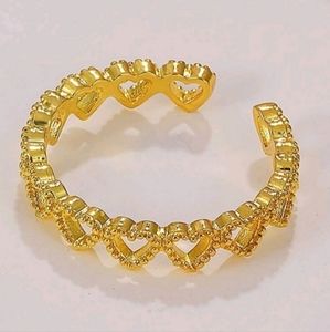 Open Heart Cuff Ring